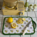 Cherry & Floral Picnic Cutting Board