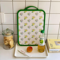 Cherry & Floral Picnic Cutting Board